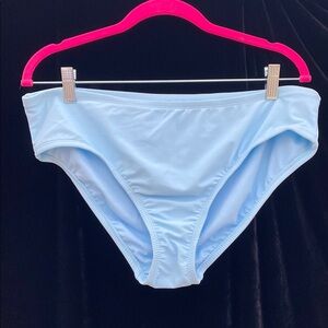 NWOT Woman’s Xhilaration Light Blue Bikini Bottom Size 1X Beach Summer Vacation